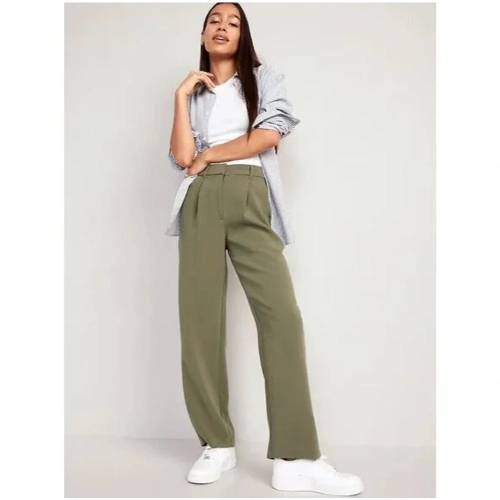 Old Navy Extra High Rise Wide Leg Taylor Trouser - Picture 2 of 6